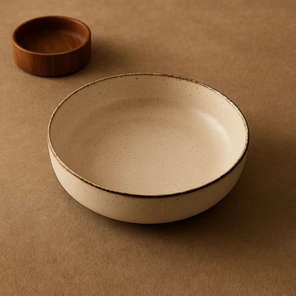 Jogo de Pratos Livorno: Pratos Fundos de Porcelana (6 Unidades)