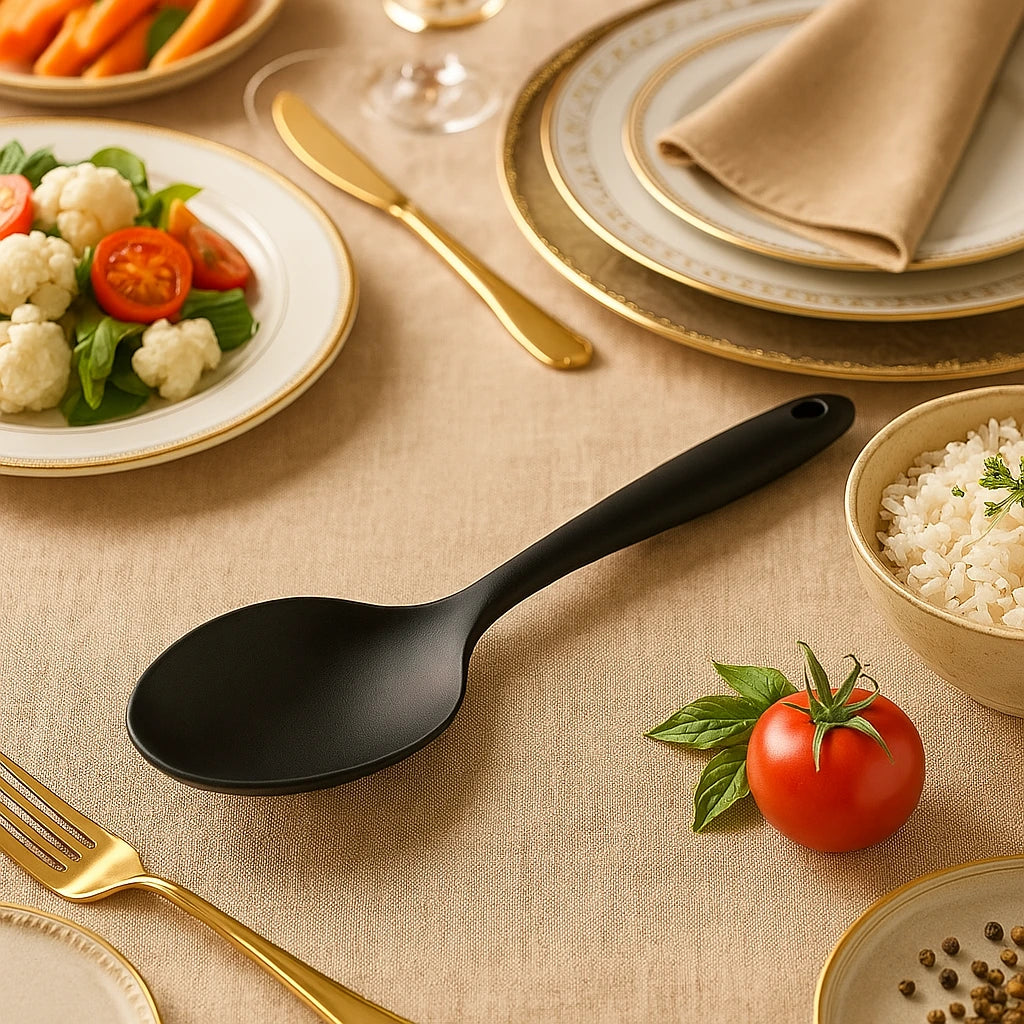 Kit Aurora Silicone: 2 Colheres Antiaderentes Livres de BPA