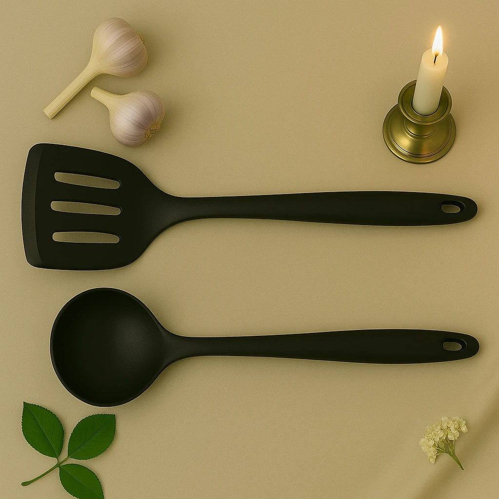 Kit Delicatto Silicone: 10 Utensílios de Cozinha