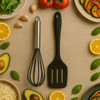 Kit Siena Silicone: 5 Utensílios Antiaderentes